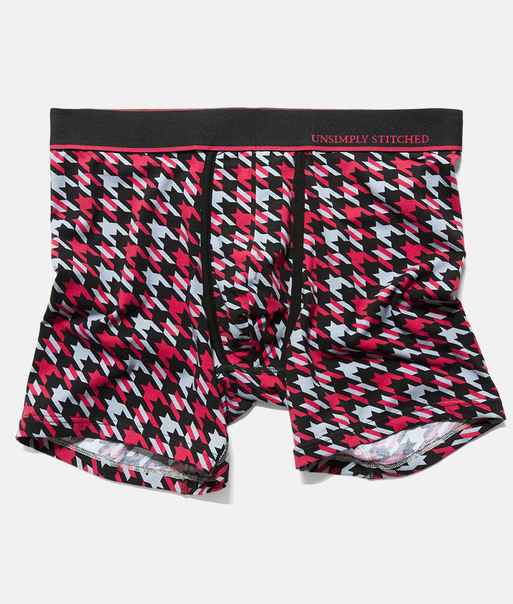 Unsimply Stitched Houndstooth Boxer Brief