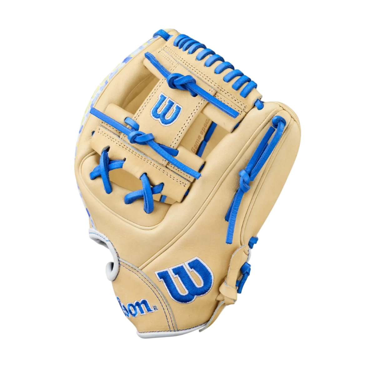 Wilson A2000 Bobby Witt Jr 11.75" Winter Collection Infield Glove WBW1040681175 - Blonde Royal Blue - HIT a Double - 3