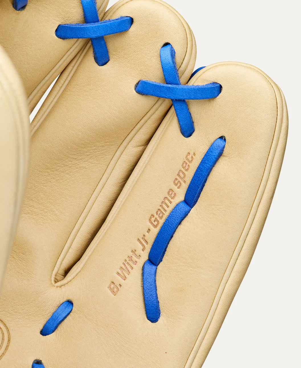 Wilson A2000 Bobby Witt Jr 11.75" Winter Collection Infield Glove WBW1040681175 - Blonde Royal Blue - HIT a Double - 7