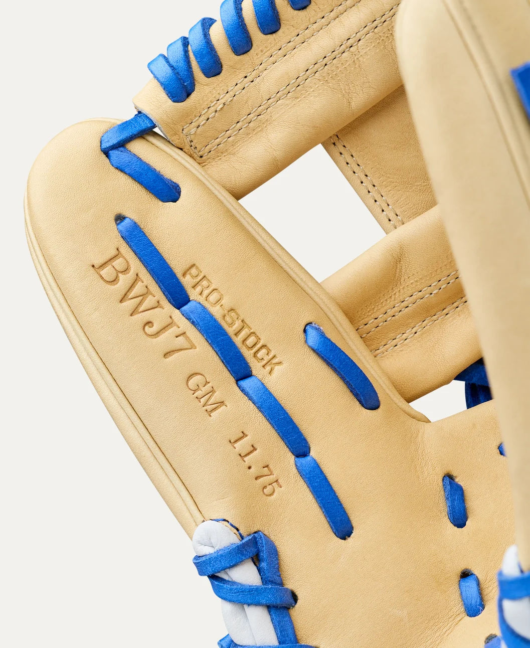 Wilson A2000 Bobby Witt Jr 11.75" Winter Collection Infield Glove WBW1040681175 - Blonde Royal Blue - HIT a Double - 8
