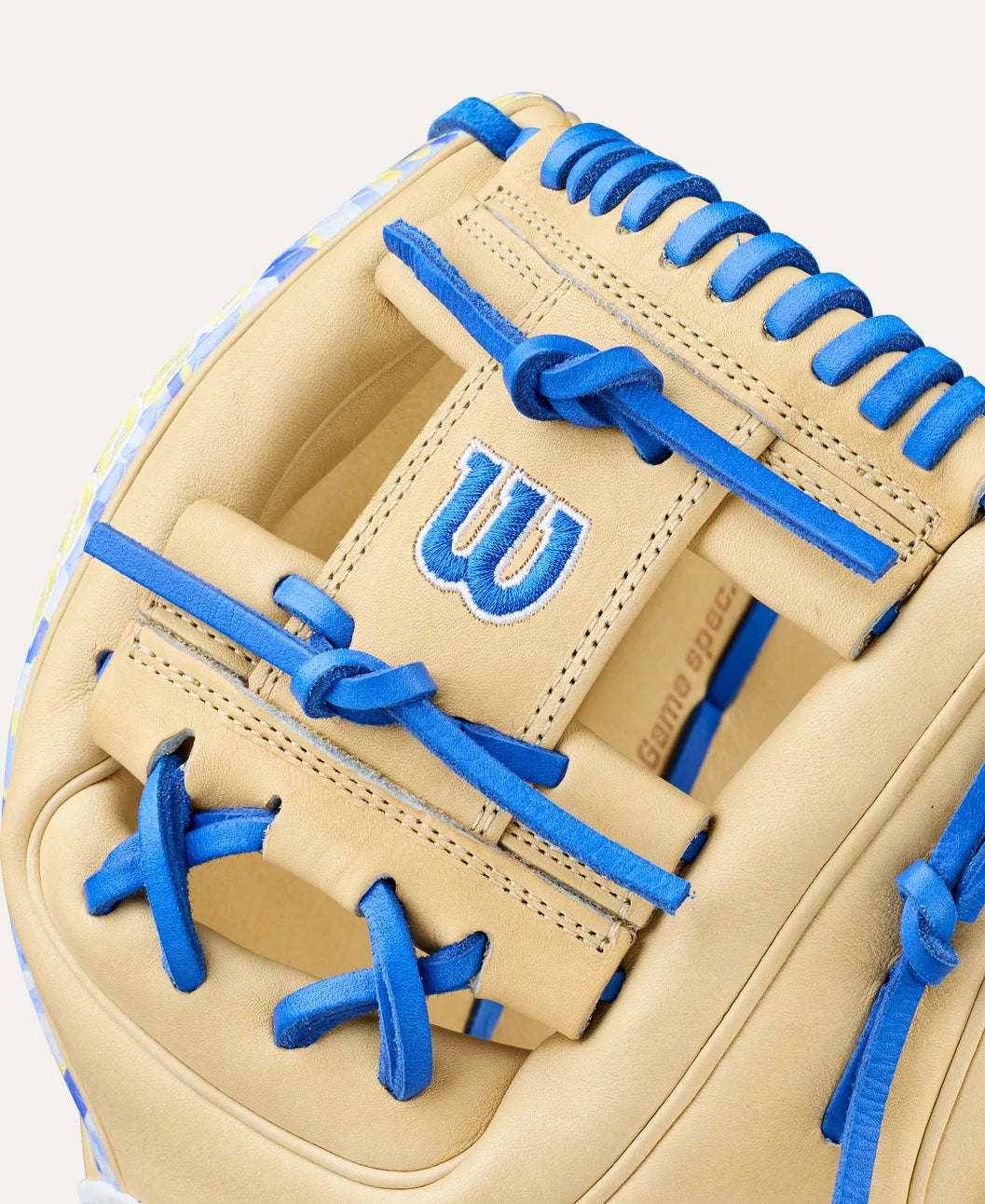 Wilson A2000 Bobby Witt Jr 11.75" Winter Collection Infield Glove WBW1040681175 - Blonde Royal Blue - HIT a Double - 5