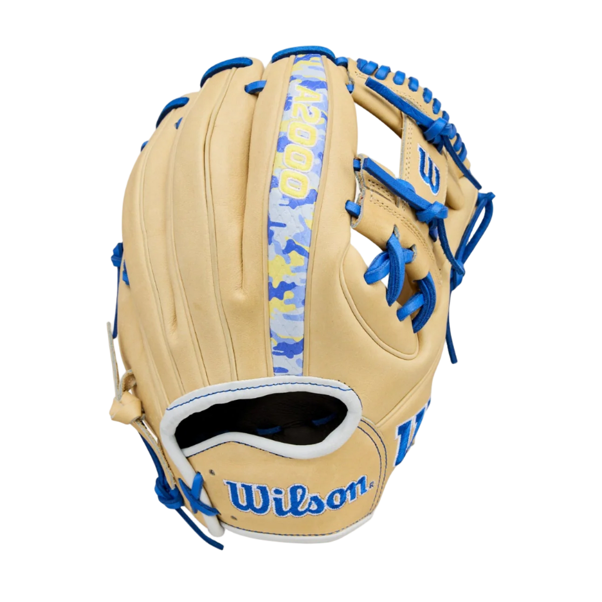 Wilson A2000 Bobby Witt Jr 11.75" Winter Collection Infield Glove WBW1040681175 - Blonde Royal Blue - HIT a Double - 1