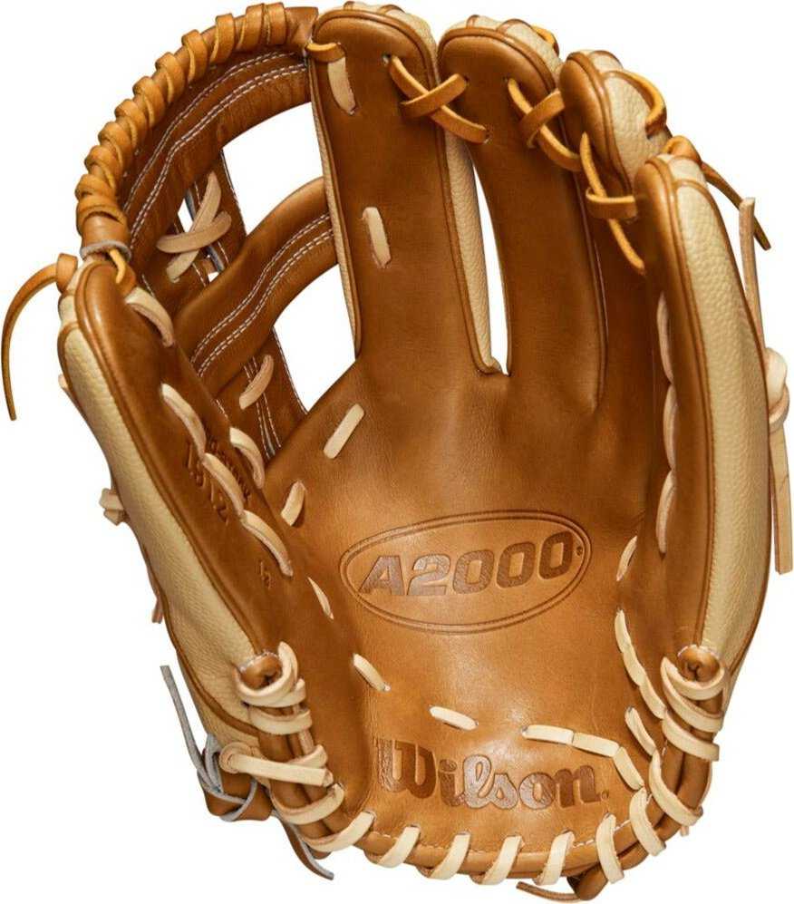 Wilson A2000 1912SS 12.00" Infield Glove WBW10097212 - Blonde Saddle Tan - HIT a Double - 1