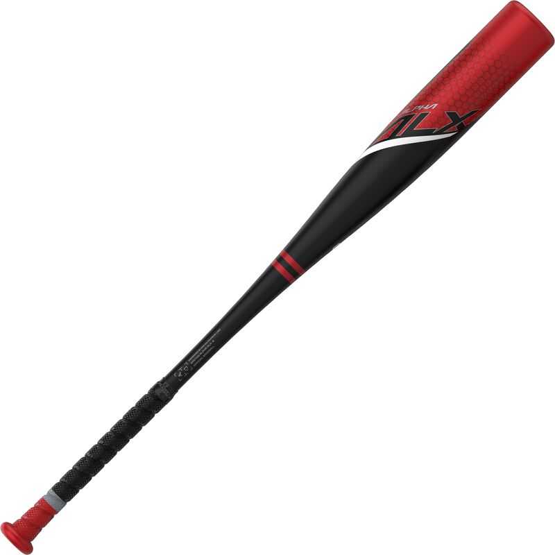 Easton 2023 Alpha ALX -8 USA Approved Bat 2 5/8" YBB23AL8 - Black Red - HIT a Double - 1