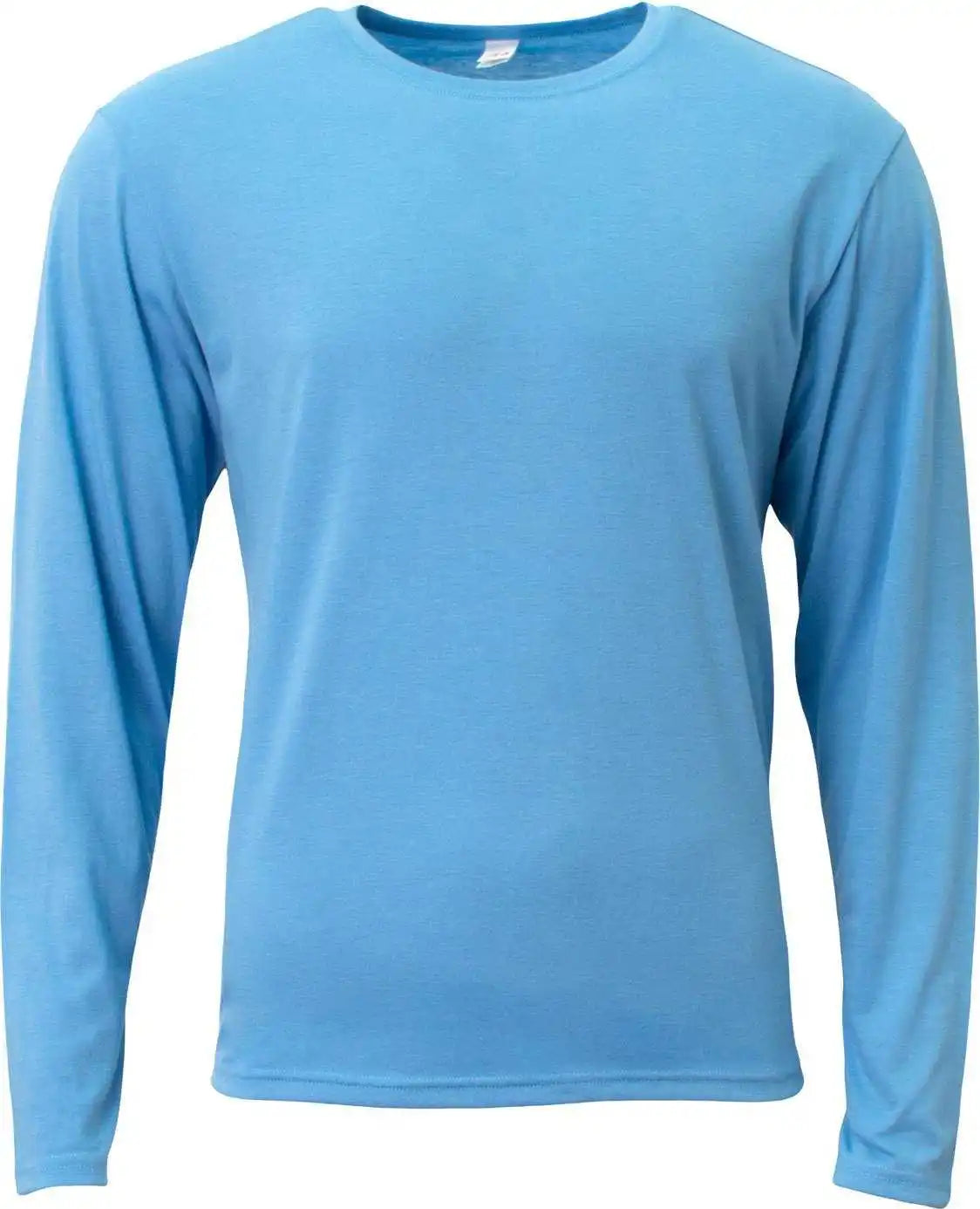 A4 N3029 Men’s Softek Long-sleeve T-shirt - Light Blue