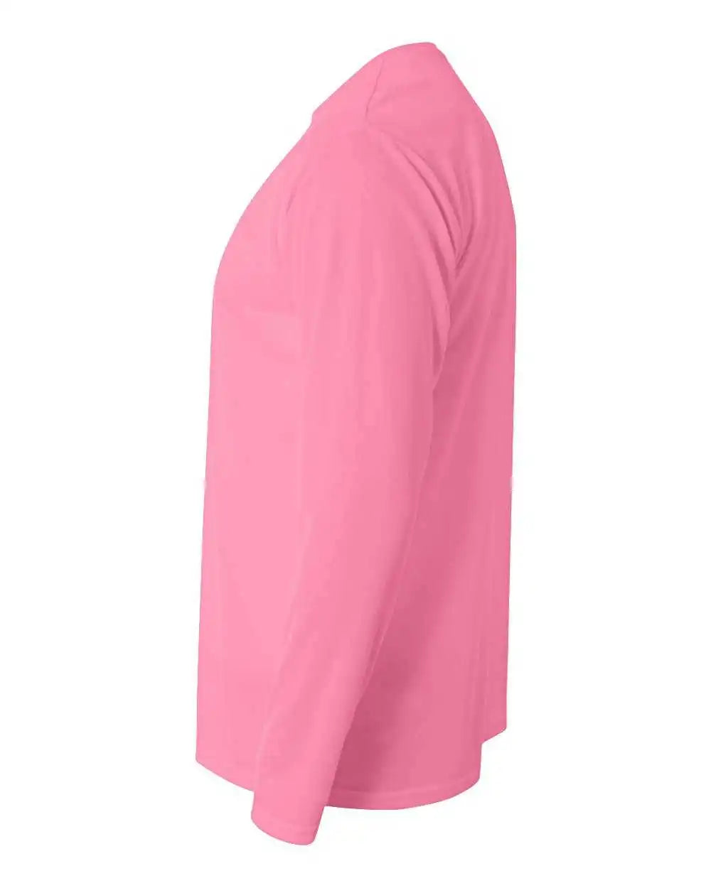 A4 N3165 Cooling Performance Long Sleeve Crew - Pink