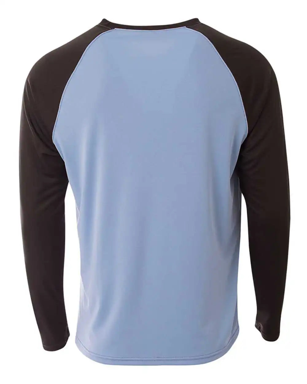 A4 N3374 Long Sleeve Strike Raglan Tee - Light Blue Blk