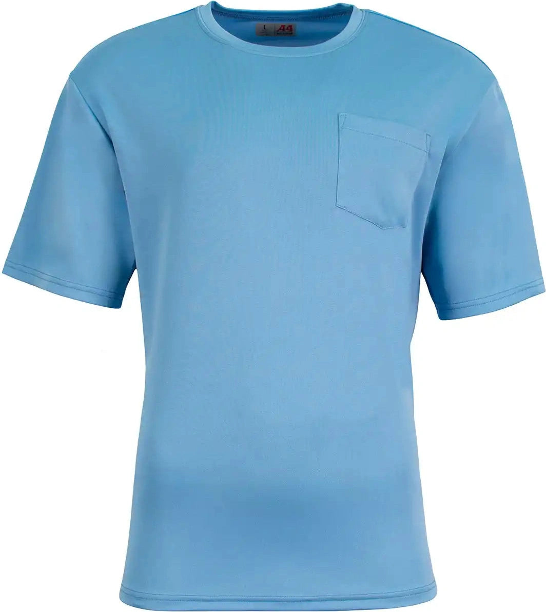 A4 N3515 Sprint Short Sleeve Pocket Tee - Ltblue - Ltblue / Xs