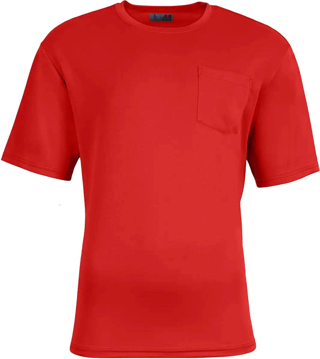 A4 N3515 Sprint Short Sleeve Pocket Tee - Scarlet - Scarlet / Xs