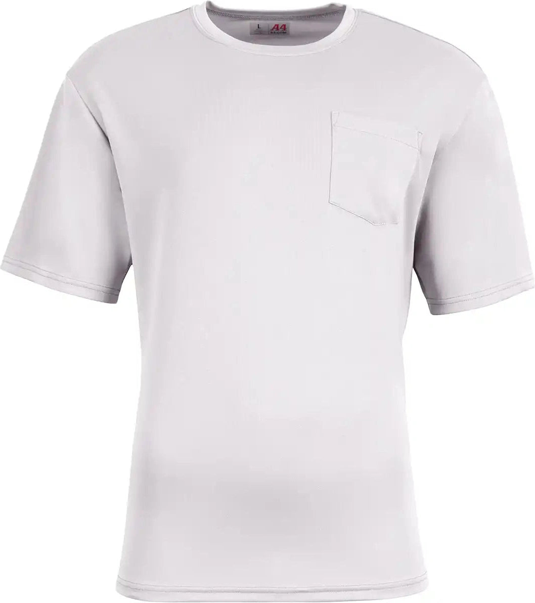 A4 N3515 Sprint Short Sleeve Pocket Tee - White - White / Xs