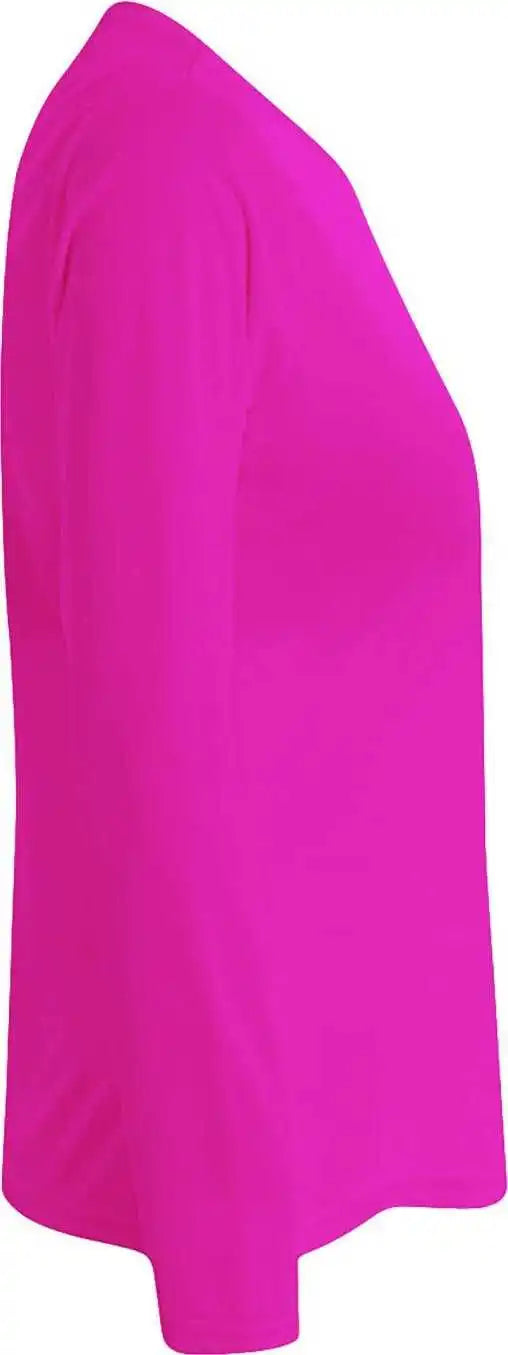 A4 Nw3002 Ladies’ Long Sleeve Cooling Performance Crew T-shirt - Fuchsia