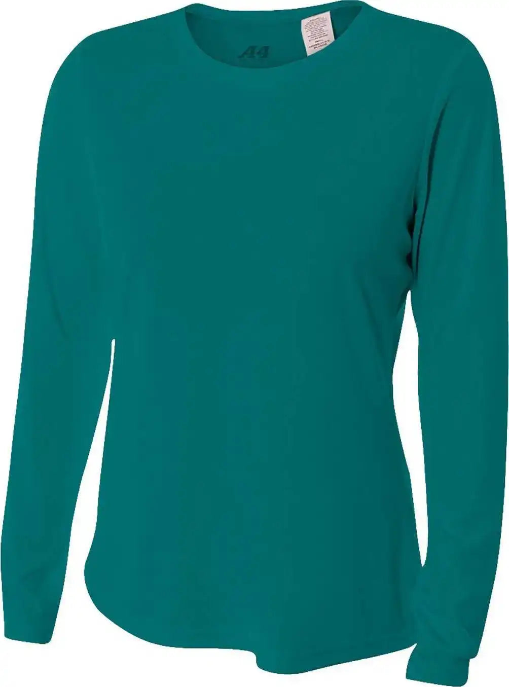 A4 Nw3002 Ladies’ Long Sleeve Cooling Performance Crew T-shirt - Teal
