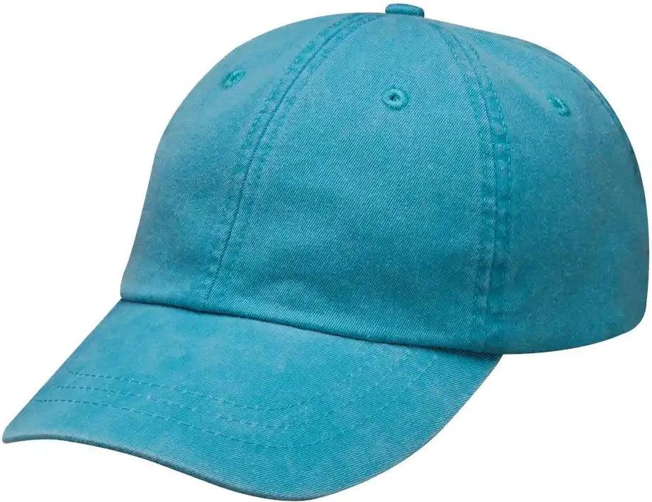 Adams Headwear Lp101 Optimum Pigment-dyed Cap - Caribbean Blue - Osfm