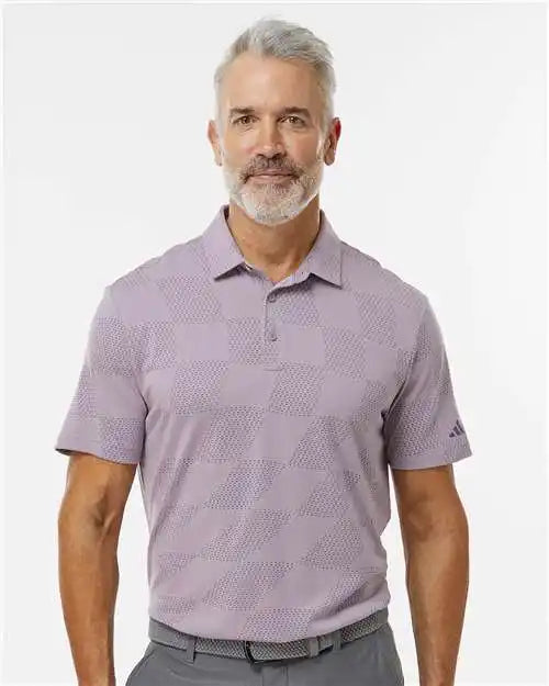 Adidas A2004 Ultimate365 Textured Polo - Preloved Fig - s