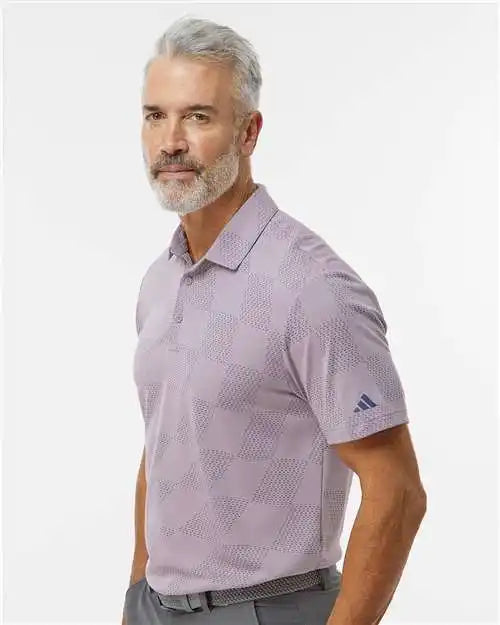 Adidas A2004 Ultimate365 Textured Polo - Preloved Fig - s