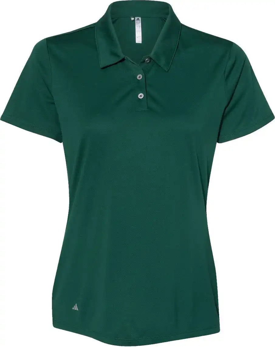 Adidas A231 Women’s Performance Polo - Collegiate Green - Xs