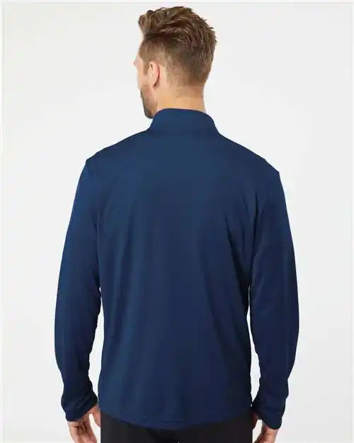 Adidas A401 Lightweight Quarter-zip Pullover - Collegiate Navy