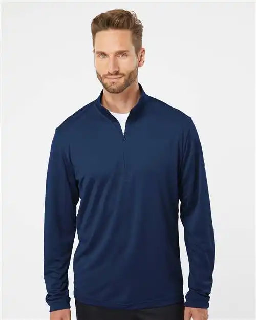 Adidas A401 Lightweight Quarter-zip Pullover - Collegiate Navy