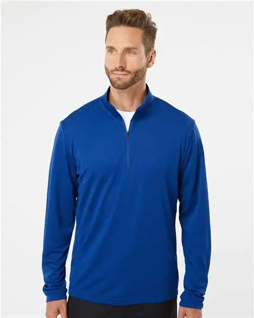 Adidas A401 Lightweight Quarter-zip Pullover - Collegiate Royal