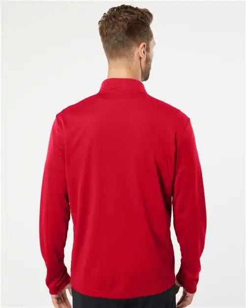 Adidas A401 Lightweight Quarter-zip Pullover - Power Red