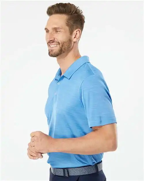 Adidas A402 Mélange Polo - Lucky Blue Melange