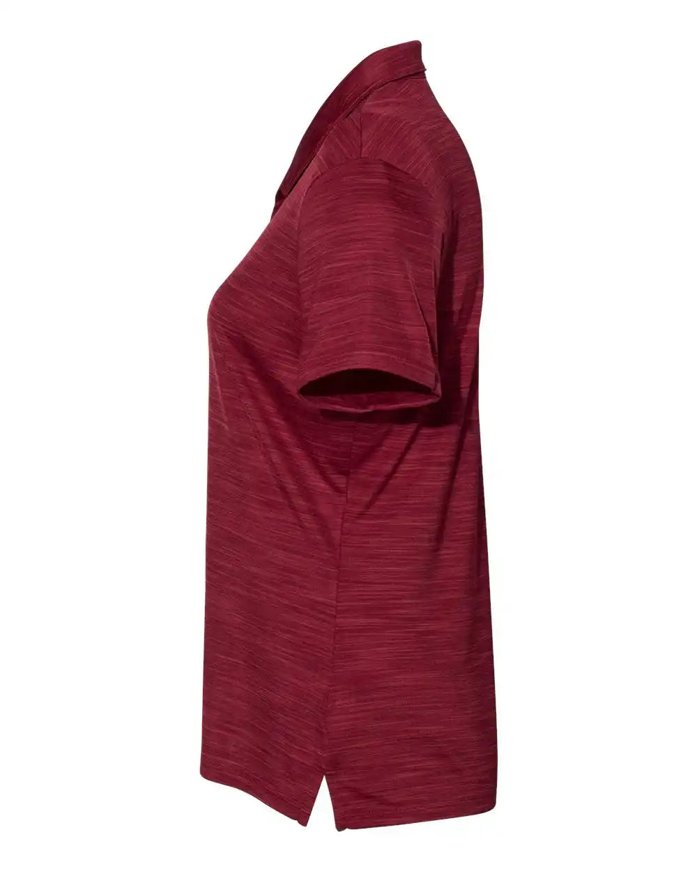 Adidas A403 Women’s Mélange Polo - Collegiate Burgundy Melange