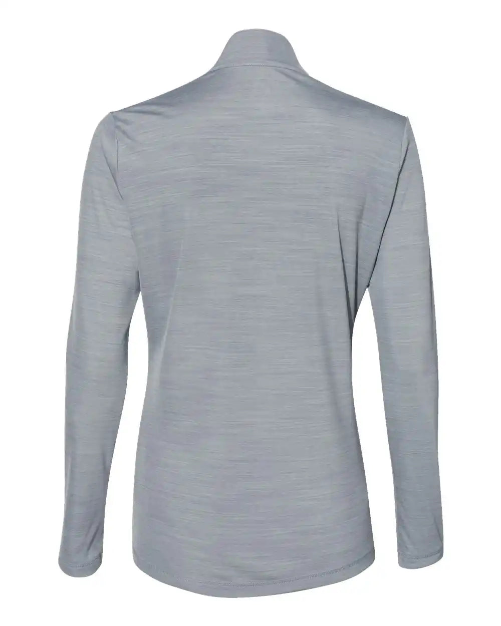 Adidas A476 Women’s Lightweight Mélange Quarter-zip Pullover - Mid Grey Melange