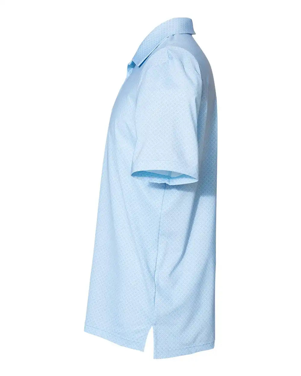 Adidas A498 Diamond Dot Print Polo - Glow Blue White Navy