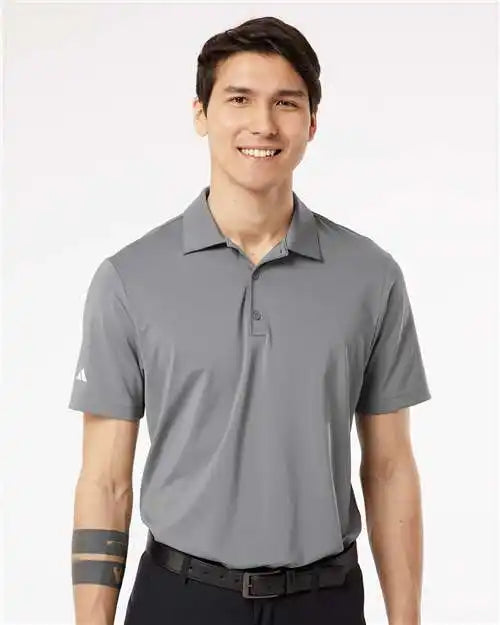 Adidas A514 Ultimate Solid Polo - Grey Three