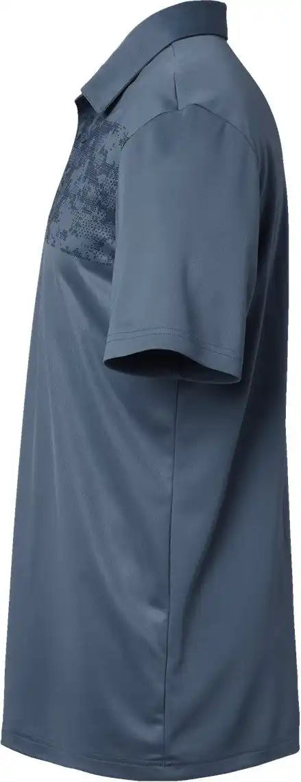 Adidas A585 Camo Chest Print Polo - Tech Ink