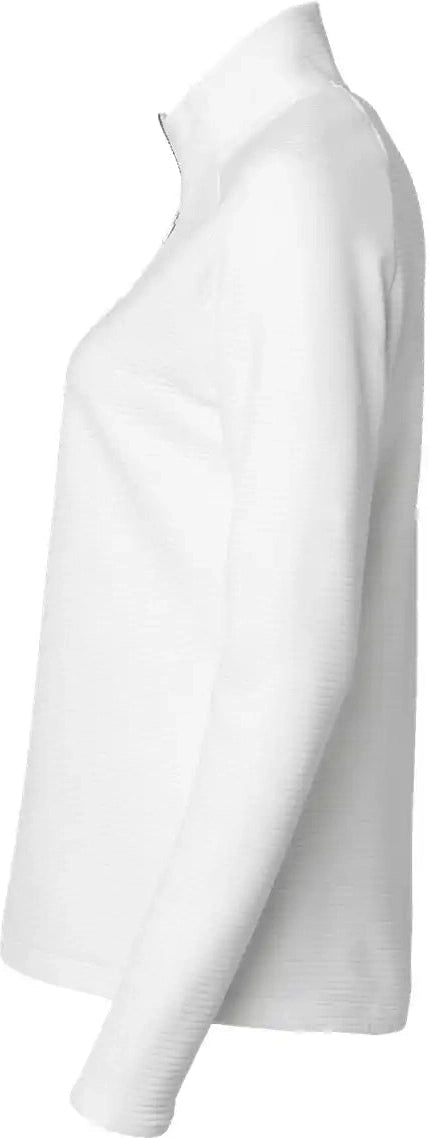 Adidas A589 Women’s Spacer Quarter-zip Pullover - Core White