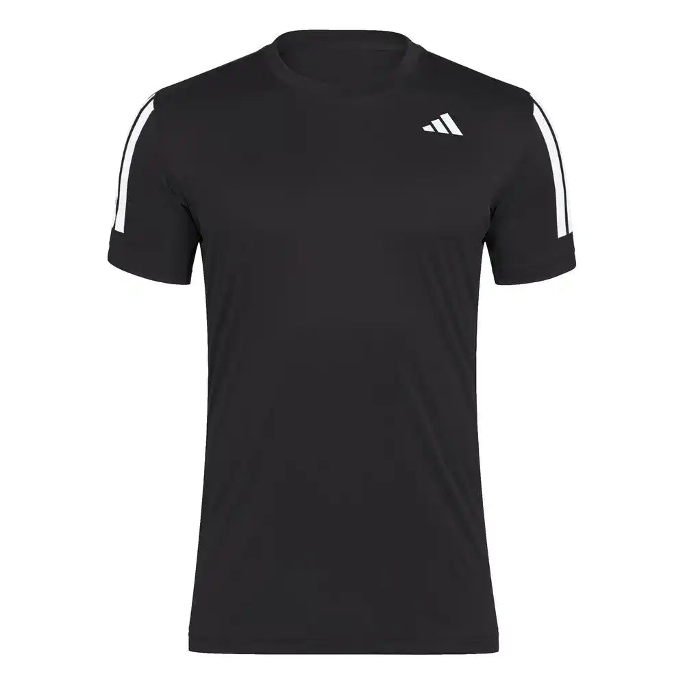 Adidas Club 3 Stripes Tee Men’s - Black