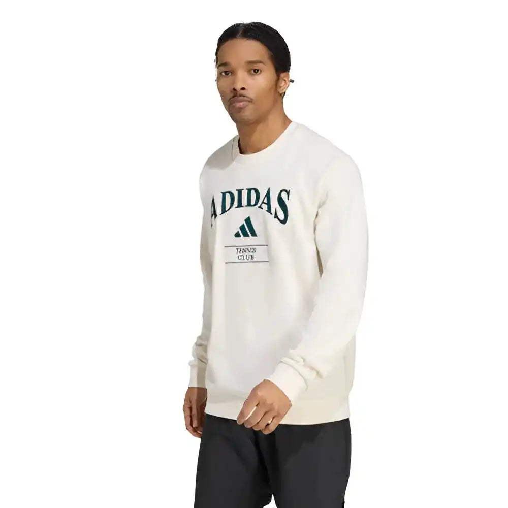 Adidas Heritage Tennis Crewneck Sweatshirt Men’s - Chalk White