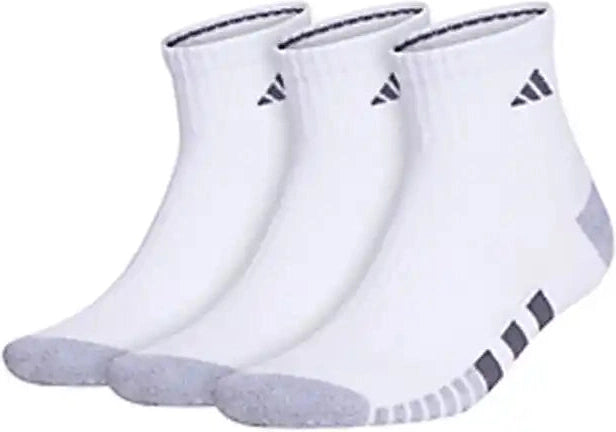 Adidas Men’s Cushioned 3.0 Quarter 3-pack Socks - Black - Os