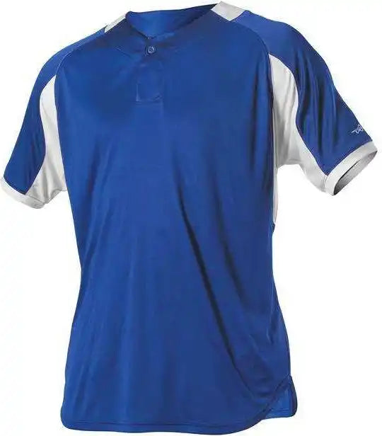 Alleson Athletic 5081b Adult Baseball Jersey - Royal White