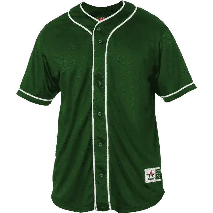 Alleson Athletic 52mbbj Adult Diamond Jersey - Forest White