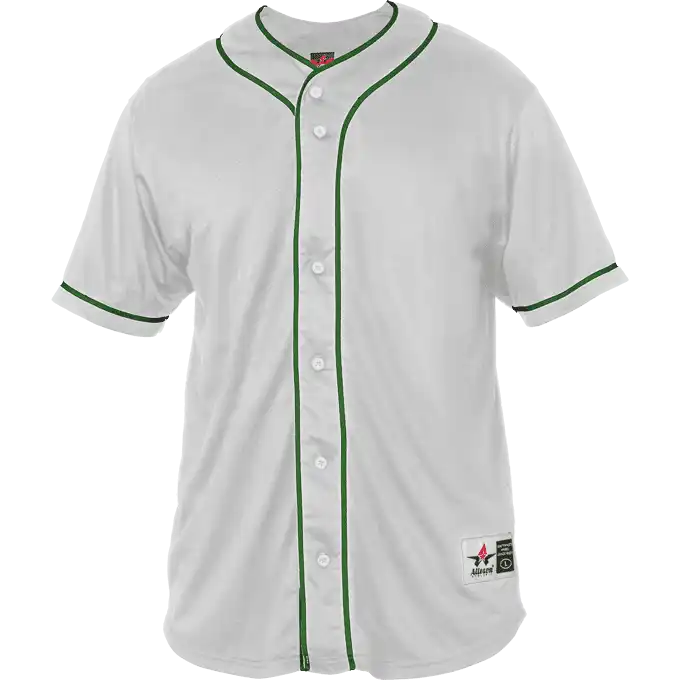 Alleson Athletic 52mbbj Adult Diamond Jersey - White Forest
