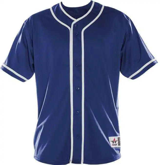 Alleson Athletic 52mbbjy Youth Diamond Jersey - Royal White