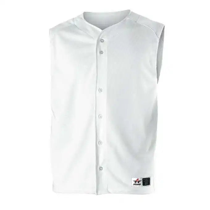 Alleson Athletic 52mvy Youth Baseball Vest - White
