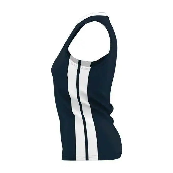 Alleson Athletic 538jw Womens Single Ply Basketball Jersey - Navy White