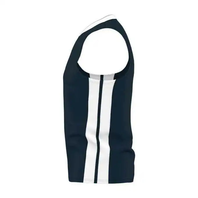 Alleson Athletic 538jy Youth Single Ply Basketball Jersey - Navy White