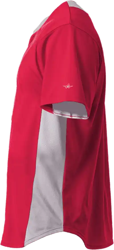 Alleson Athletic 566bfjy Youth Crush Jersey - Red Gray