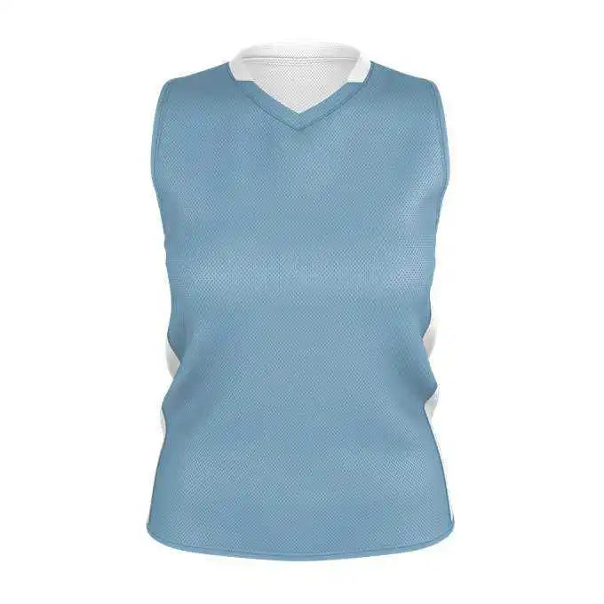 Alleson Athletic 589rspw Womens Single Ply Reversible Jersey - Sky Blue White