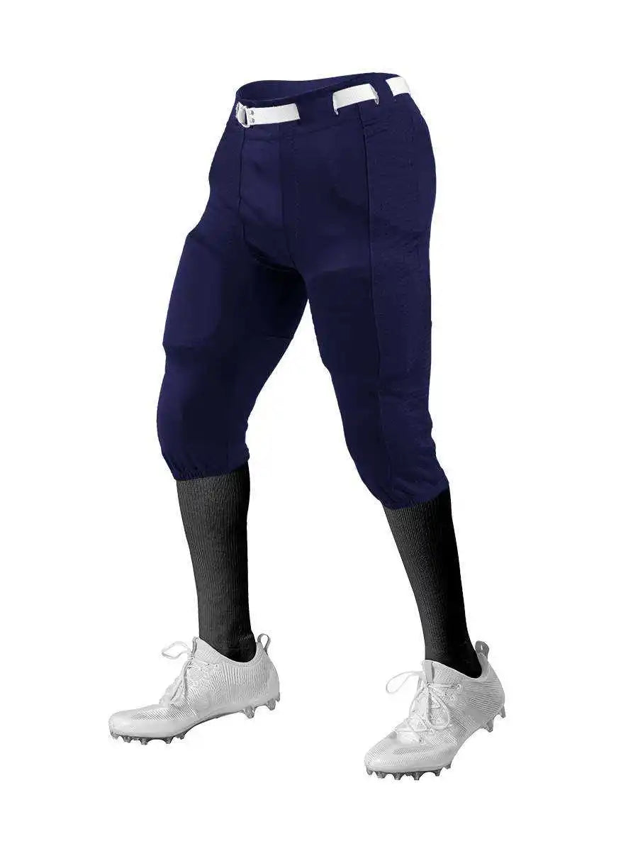 Alleson Athletic 650sly Youth Press Football Pant (pads not Included) - Navy