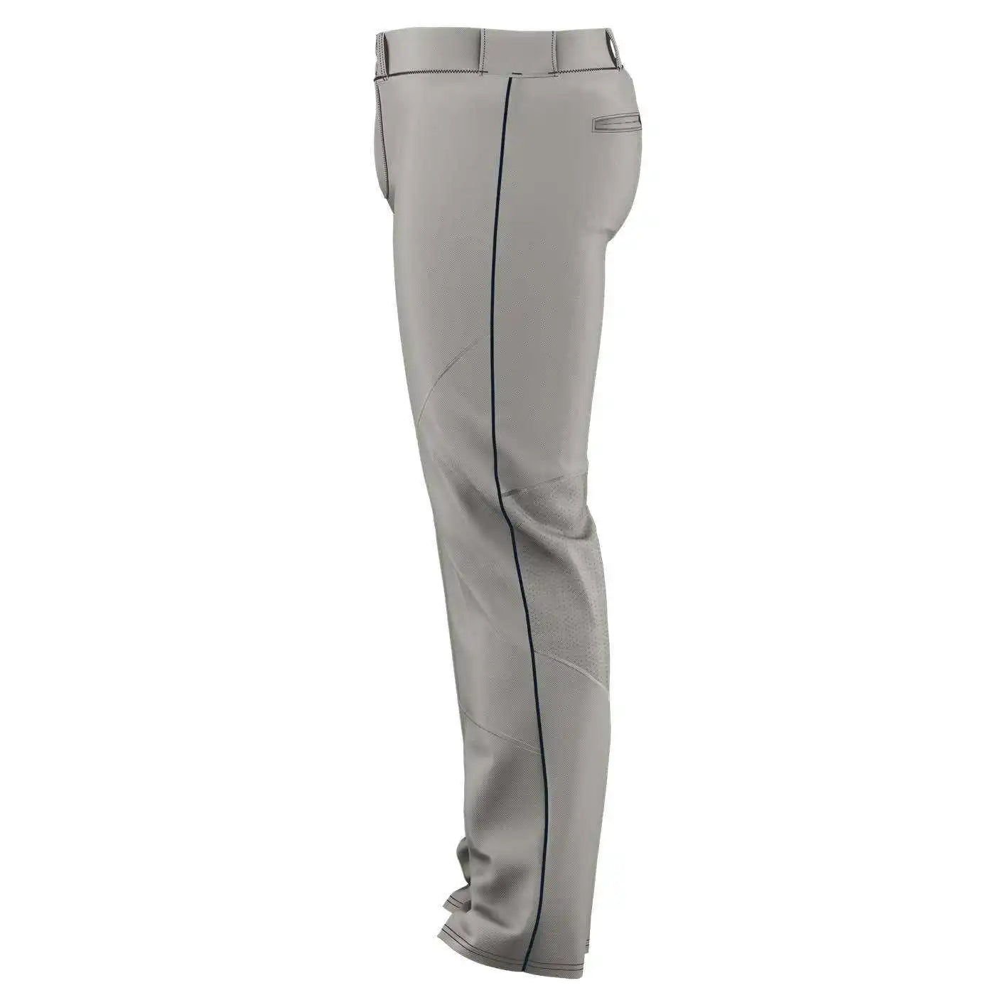 Alleson Athletic 655wlb Adult Crush Premier Braided Baseball Pant - Grey Navy