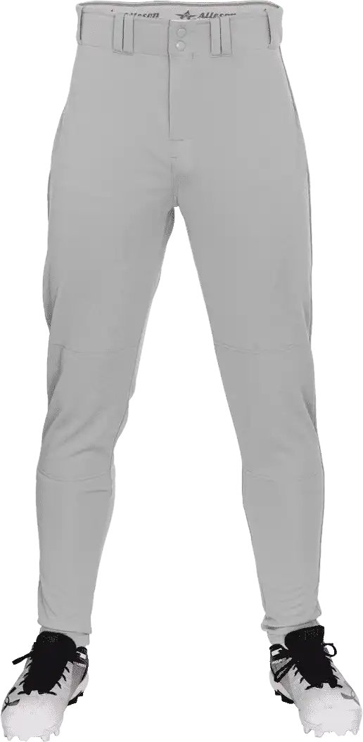 Alleson Athletic 657ctpy Tapered Baseball Pant - Gray