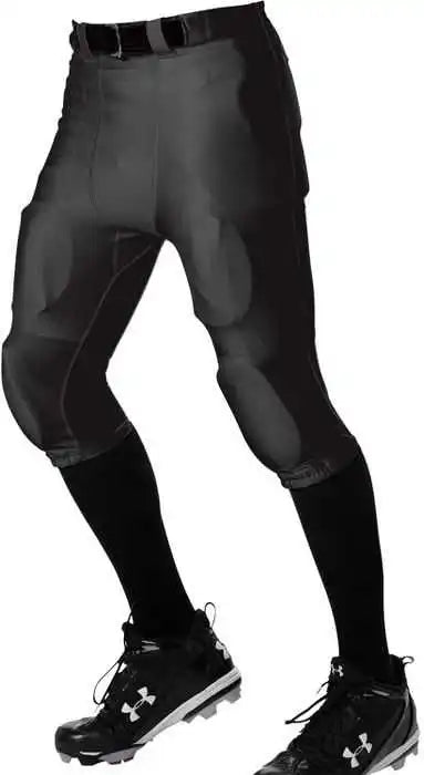 Alleson Athletic 675nfy Youth no Fly Football Pant with Slotted Waist (pads not Included) - Black