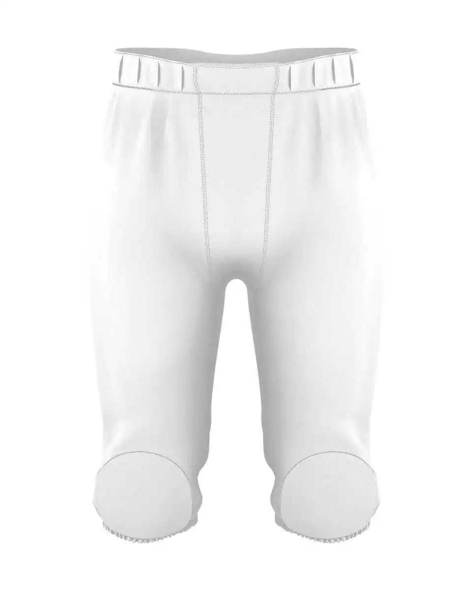 Alleson Athletic 682py Youth Integrated Knee Pad Football Pant - White - s