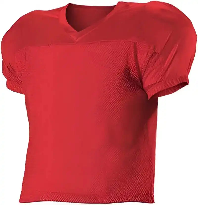 Alleson Athletic 712 Adult Practice Football Jersey - Scarlet