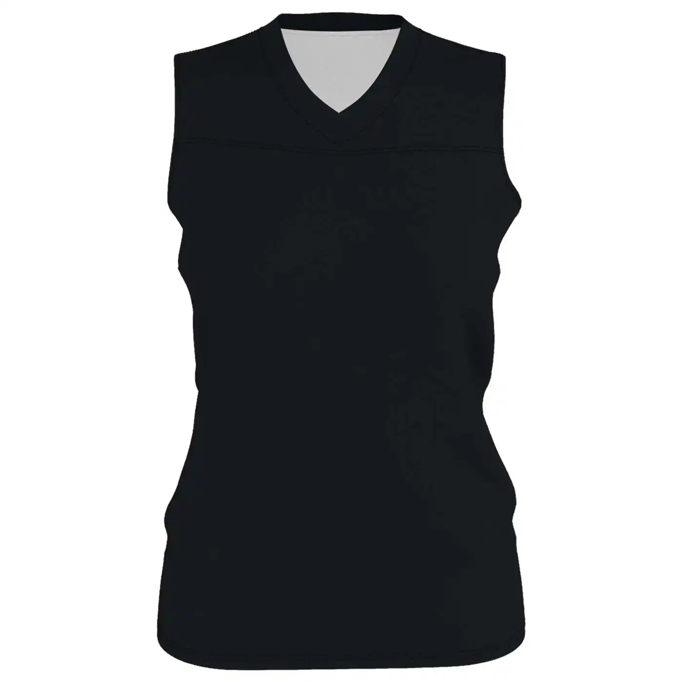 Alleson Athletic A105bw Women’s Blank Reversible Wnba Racerback Jersey - Black White